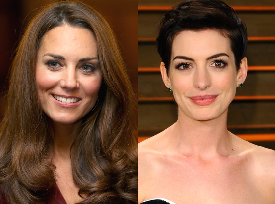 Kate Middleton, Anne Hathaway Kate Middleton, Anne Hathaway
